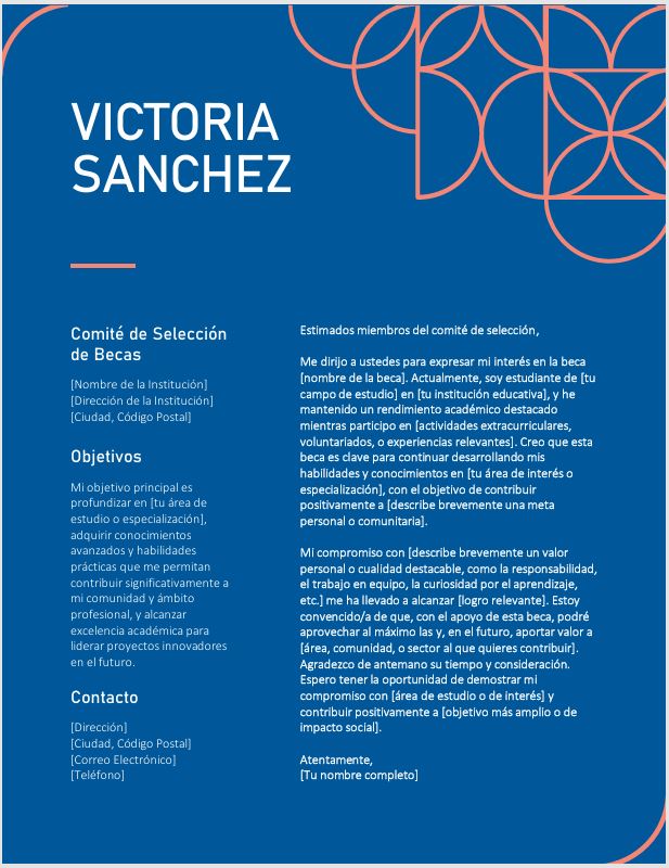 carta de motivación master